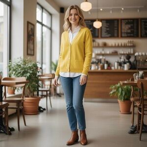 Ralph Lauren Blue‎ Label Women’s 100% Cashmere Cardigan Warm Soft Quiet Luxury